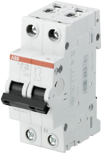ABB SPA ABBS916615 S201-B100NA INTERRUT.AUTOMATICO 6KA 1P+N
