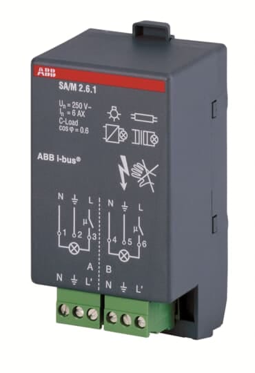 ABB SPA ABBEC 438 8 SA/M 2.6.1 MODULO D USCITA, 2 CANALI, 6A
