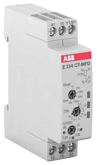ABB SPA ABBEA 680 7 E234CT-MFD RELE TEMPORIZZATORE MULTIF.