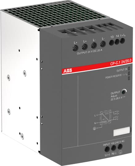 ABB SPA - ABBCPC12420 CP-C.1 24/20.0 110-240VAC/100-350VCC-20