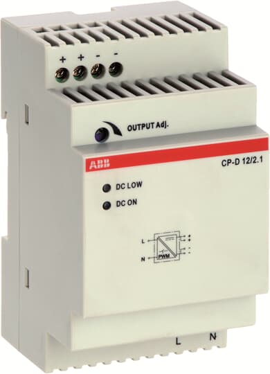 ABB SPA - ABBM966121 CP-D 12/2.1 ALIMENTATORE 2.1A 12VCC