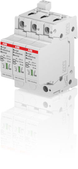 ABB SPA ABBOVR123L12275STS OVR T1+2 3L 12.5 275S P TS SPD 3P 12.5KA