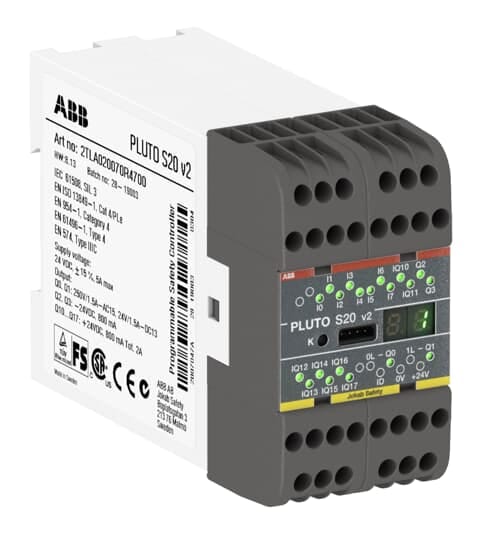 ABB SPA ABB2TLA020070R4700 PLUTO S20 V2 PLC DI SICUREZZA