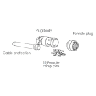 ABB SPA - ABB2TLA020003R0300 JSHK0 12POL CONNECTOR F JSHD4