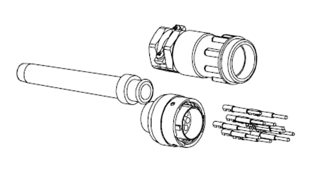 ABB SPA - ABB2TLA020003R0900 JSHK1-B MALE PLUG FOR CABLE