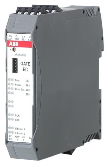 ABB SPA ABB2TLA020071R9100 GATE-EC PLUTO GATEWAY ETHERNET-ETHERCAT