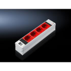 RITTAL SPA - RIT7856240 MODULO PSM PASSIVO ROSSO 4 PRESE SCHUKO