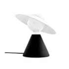 LINEA LIGHT-STILNOVO SNV8966 FANTE LUM.E27 B.CO RAGG./NERO OP.