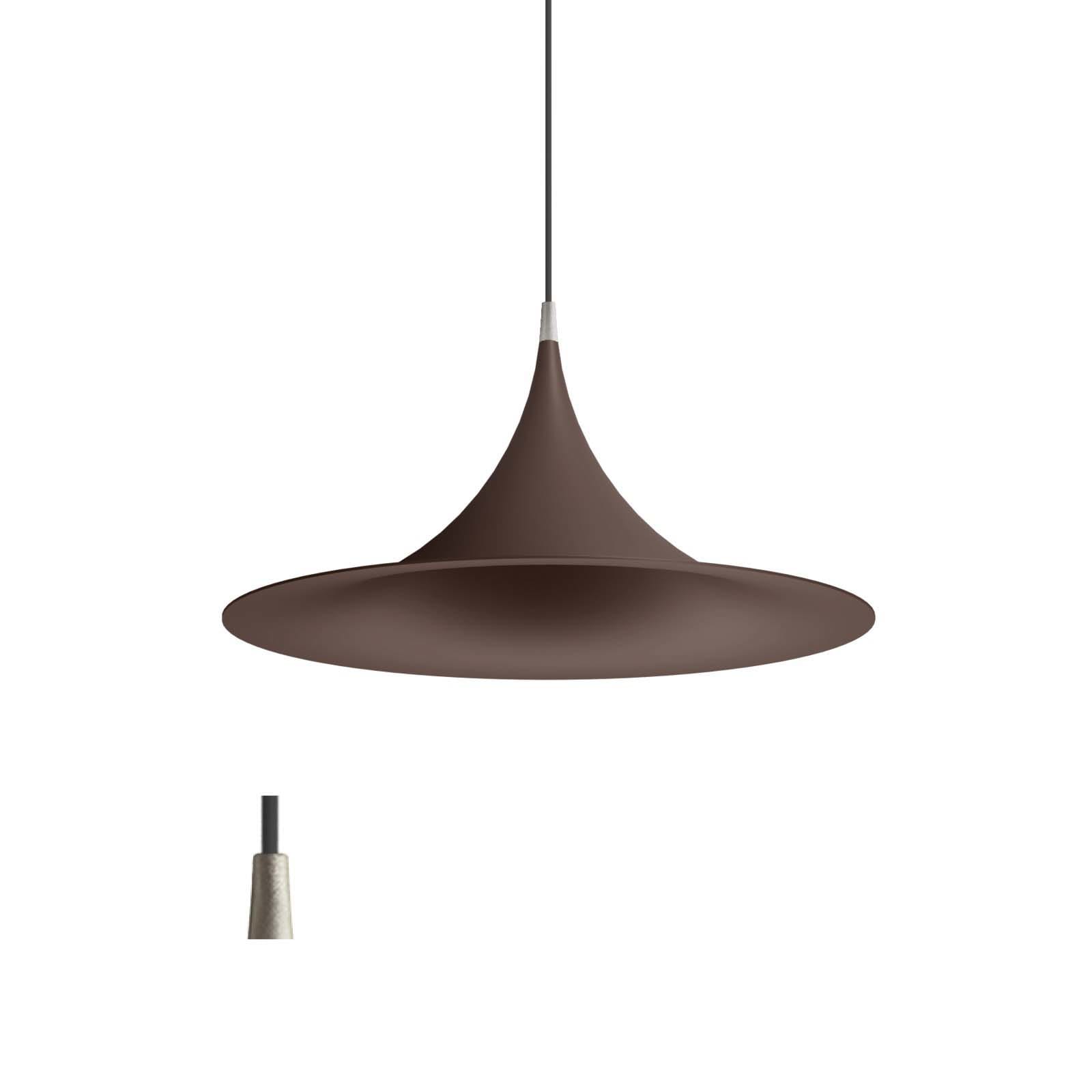 LINEA LIGHT (ILED) ILDCA025ADNEZZ MORGANA DARK BROWN BRUSHED NICKEL