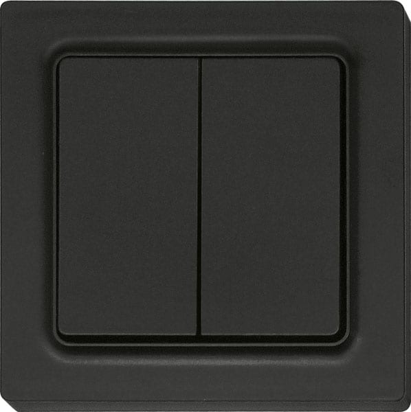 ELTAKO EAK30055708 Pulsante wireless a 4 vie in E-Design55, antracite opaco