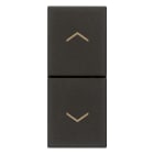 VIMAR SPA - VIW30062.G DUE PULSANTI INTERBL. NO+NO 10A NERO