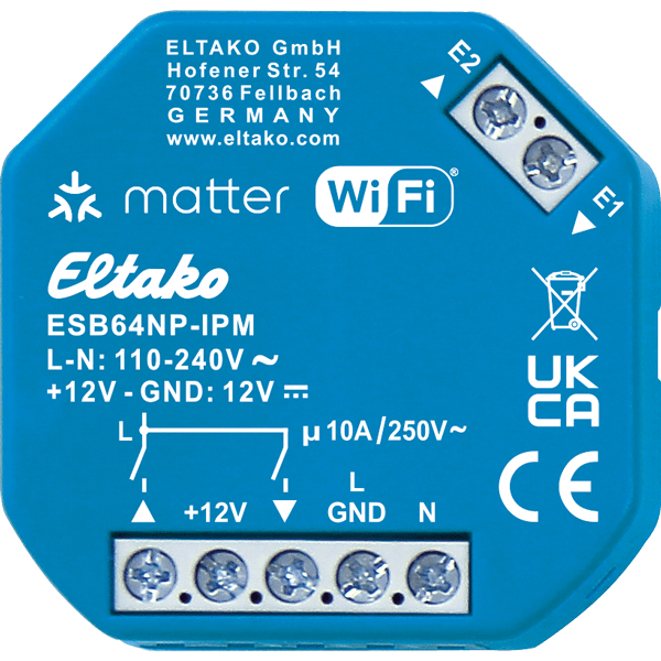ELTAKO - EAK30064019 RELE PER TAPPARELLE IP WI-FI MATTER