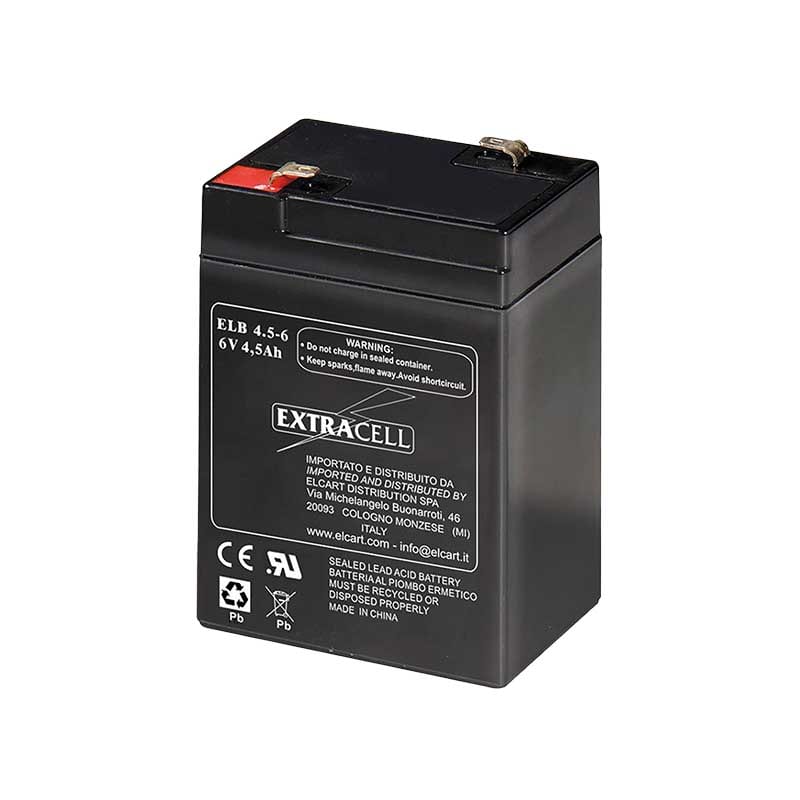 COMELIT GROUP SPA COE30076004.5 BATTERIA AL PIOMBO 6 VDC / 4.5 AH
