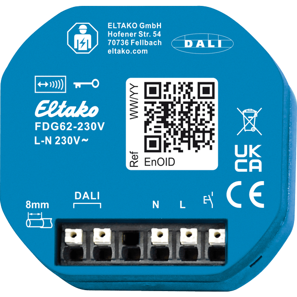 ELTAKO - EAK30100868 Gateway DALI-Enocean wireless per scatola da incasso