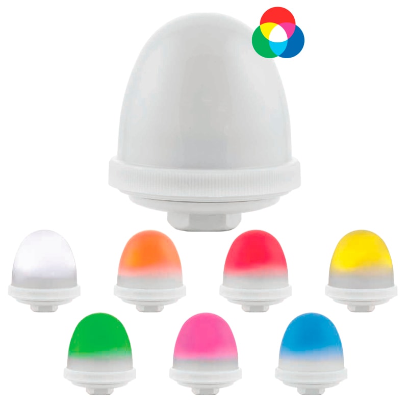 SIRENA SIR30107 OVOLUX LED RGB R V12/24DAC GY