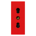 VIMAR SPA VIW30203.R PRESA 2P+T 16A P17/11 ROSSO