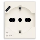 VIMAR SPA - VIW30210.USBB PRESA 2P+T 16A UNIVERSALE + USB C BIANCO