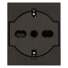 VIMAR SPA VIW30211.G PRESA 2P+T P40 UNIVERSALE A FILO NERO