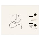 VIMAR SPA VIW30290.B PRESA PER RASOIO 230V BIANCO