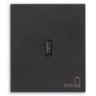 VIMAR SPA - VIW30298.G ALIMENTATORE USB C 30W PD NERO