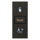 VIMAR SPA - VIW30408.G Commutatore 1P 10AX MUR/DND 1M nero