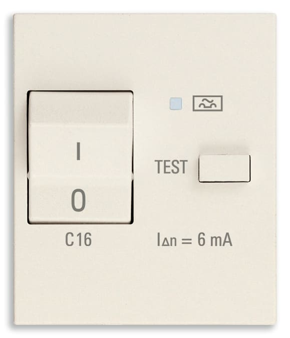 VIMAR SPA - VIW30411.166C Interruttore MT Diff.1P+N C16 6mA canapa