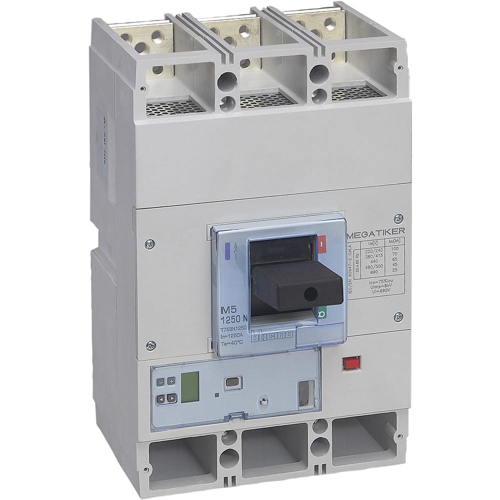 BTICINO BTIT753N1600MT MEGATIKER M5 - SG+M 3P 1600A 50KA