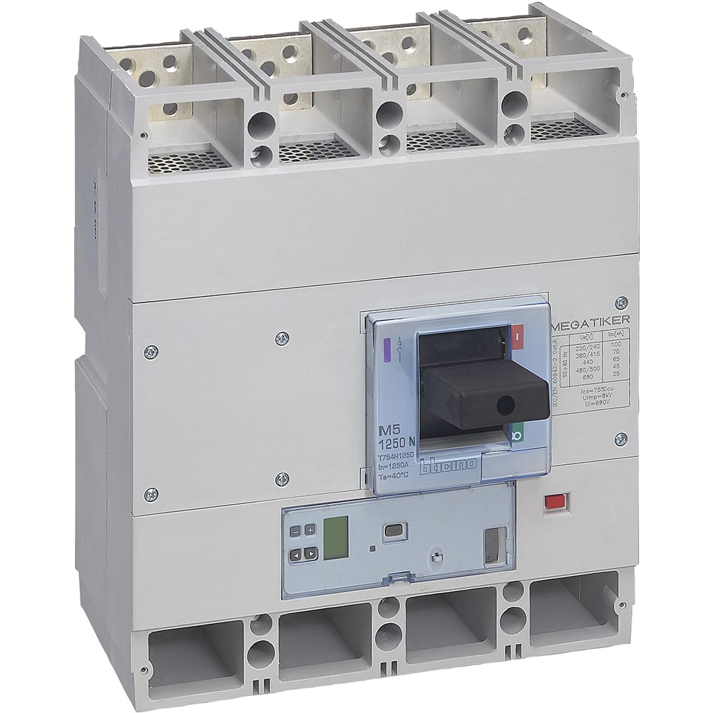 BTICINO BTIT754N1600MT MEGATIKER M5 - SG+M 4P 1600A 50KA