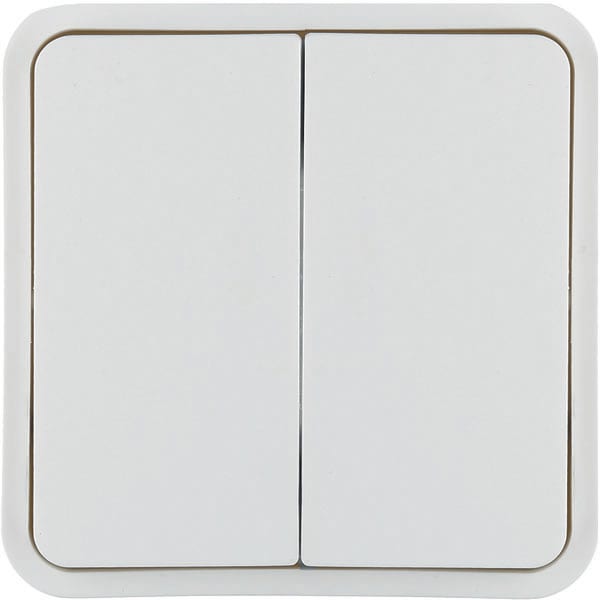 BERKER BRK30553542 BILANCIERE DOPPIO W.1 BIANCO POLARE