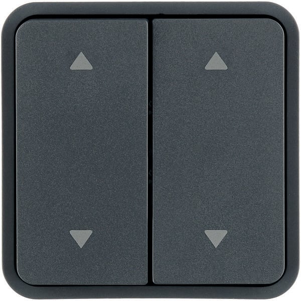 BERKER BRK30653555 BIL.DOPPIO + SIMB.FRECCE W1 GRIGIO