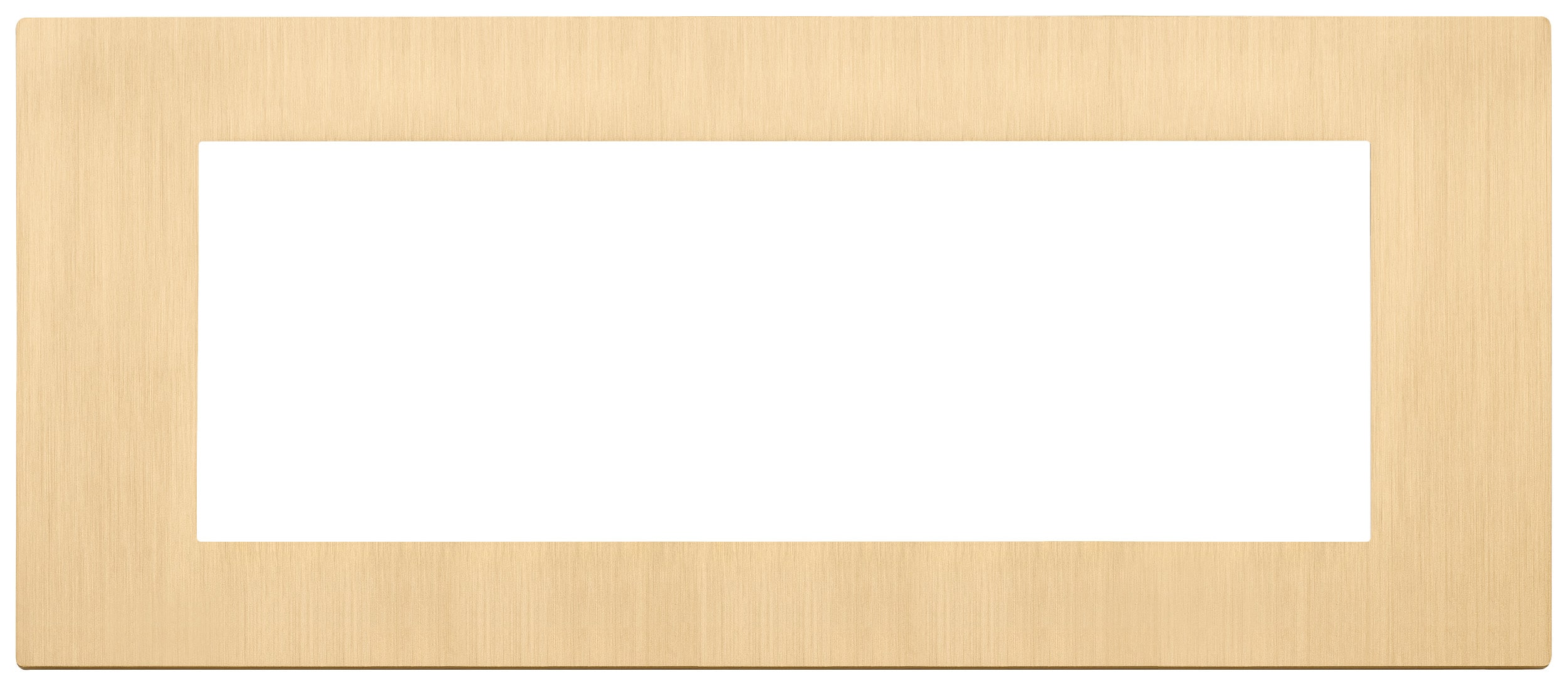 VIMAR SPA - VIW30657.70.01 PLACCA 7M ORO SPAZZOLATO