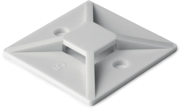 HELLERMANNTYTON Srl HEE151-28349 BASETTA ADESIVA/VITE 19X19 NATURALE MB3A
