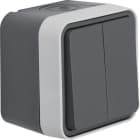 BERKER - BRK30753505 Serienschalter AP W.1 grau