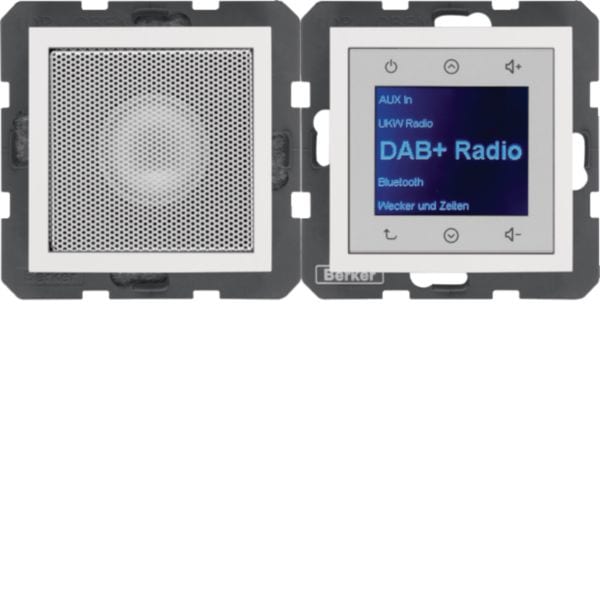 BERKER - BRK30808989 RADIO TOUCH+ALTOPDAB+/BLE S.1 BIA.POL.LU
