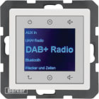 BERKER BRK30846089 RADIO TOUCH DAB+/BLE Q.X BIANCO POL.VELL