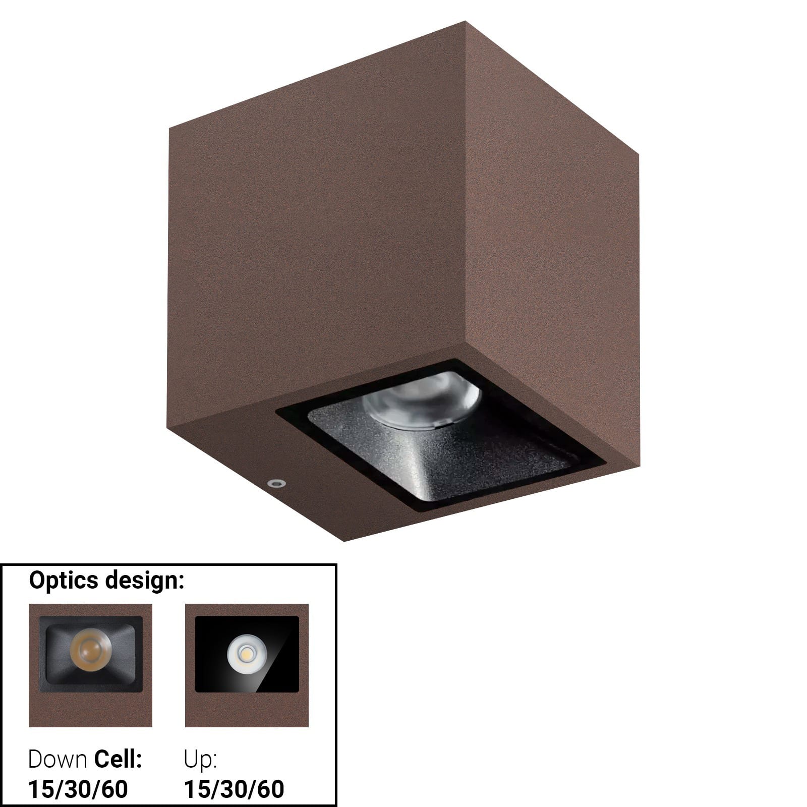 LINEA LIGHT (ILED) - ILD76284W15 CUBIT 38 2L BI-EM 31WAC DALI CT