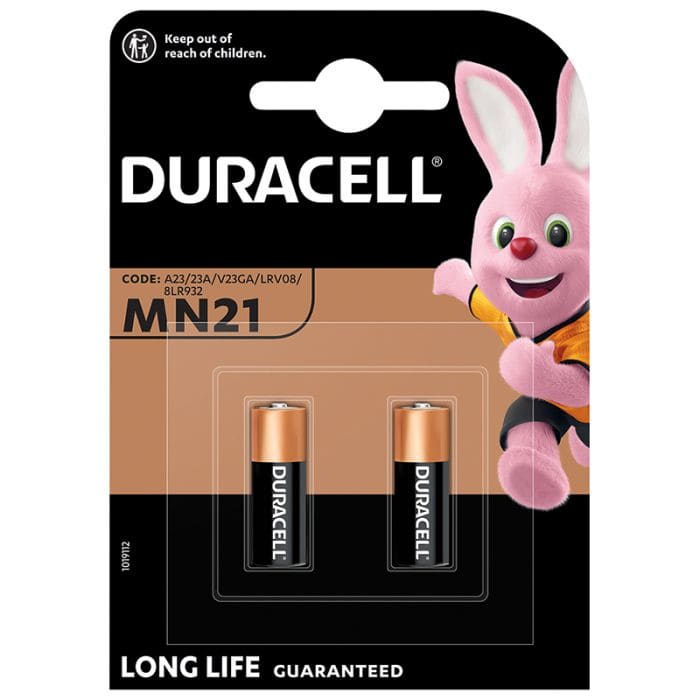 ELCART DISTRIBUTION ERT302292100 2PZ PILA ALK.12V MN21(23A)DURCELL