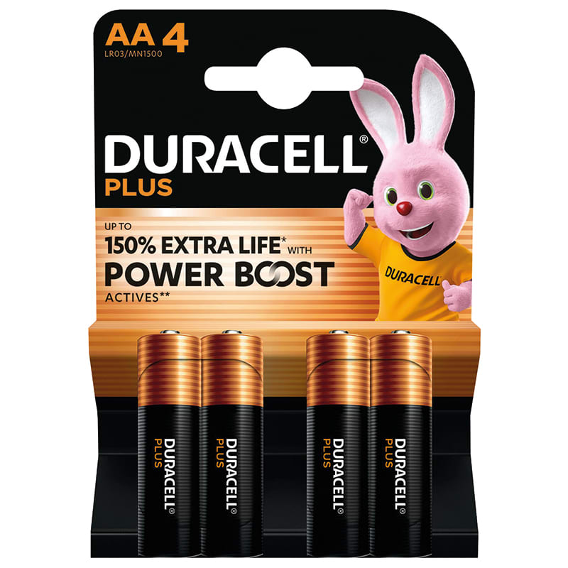 ELCART DISTRIBUTION ERT302405200 4 PZ PILE AA 1,5V DURACELL