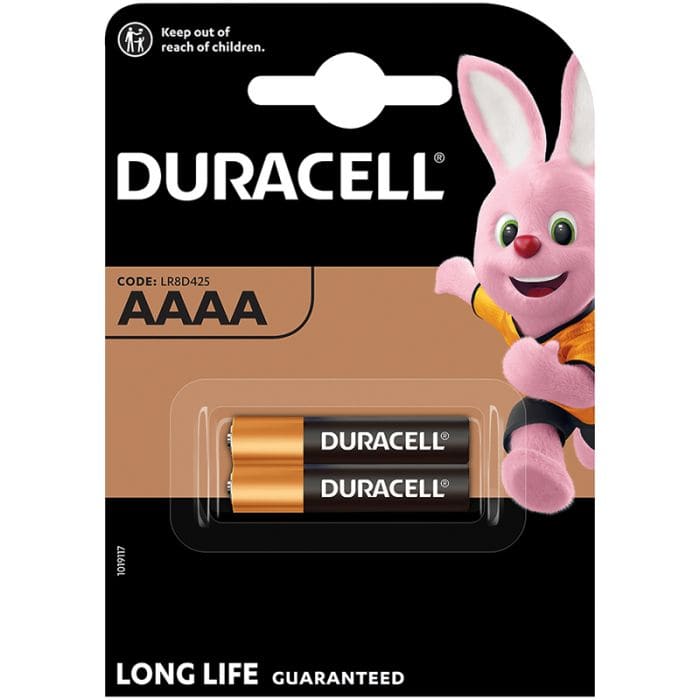 ELCART DISTRIBUTION ERT302538000 2 PZ PILE TIPO AAAA DURACELL