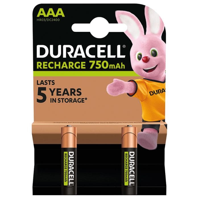 ELCART DISTRIBUTION ERT302575000 2 PZ BATT.RICAR.NIMH AAA 750MAH