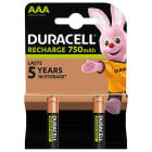 ELCART DISTRIBUTION ERT302575000 2 PZ BATT.RICAR.NIMH AAA 750MAH