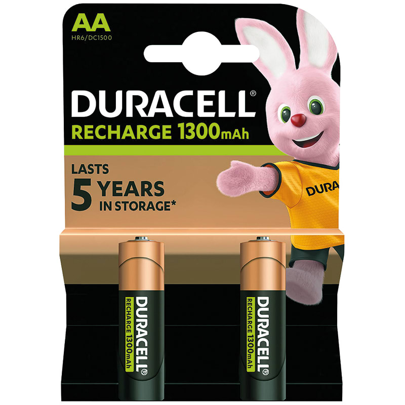 ELCART DISTRIBUTION ERT302575500 2 PZ BATT.RICAR. NIMH AA 1300MAH