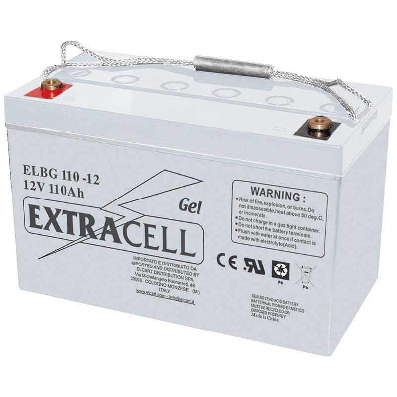 ELCART DISTRIBUTION ERT300642100 BATTERIA RIC.PIOMBO GEL 12V 110AH