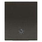VIMAR SPA - VIW31000.2LG TASTO 2M ALLINEATO SIMBOLO LUCE NERO