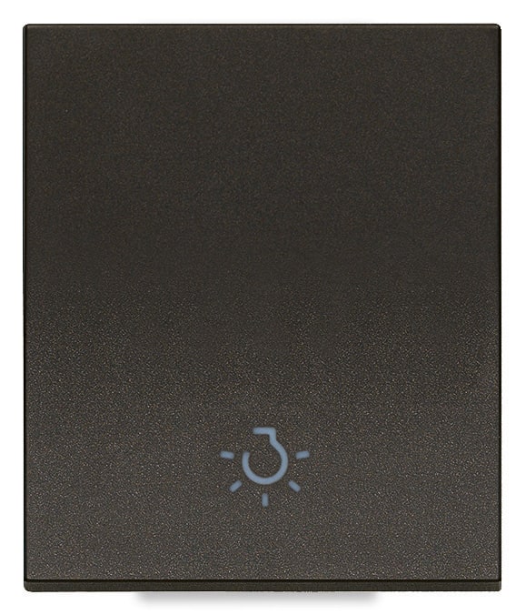 VIMAR SPA VIW31000.2LG TASTO 2M ALLINEATO SIMBOLO LUCE NERO