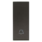 VIMAR SPA - VIW31000.CG TASTO 1M ALLINEATO SIMB. CAMPANELLO NERO