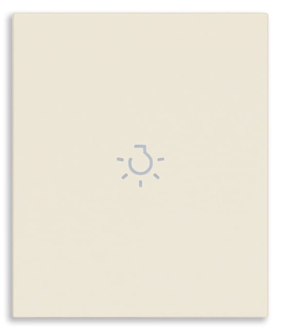 VIMAR SPA - VIW31000A.2LC Tasto 2M assiale simbolo luce canapa