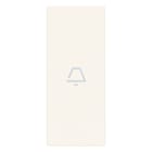 VIMAR SPA - VIW31000A.CB Tasto 1M assiale simb. campanello bianco