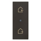 VIMAR SPA - VIW31000A.SG TASTO 1M ASSIALE SIMBOLO SCENARI NERO