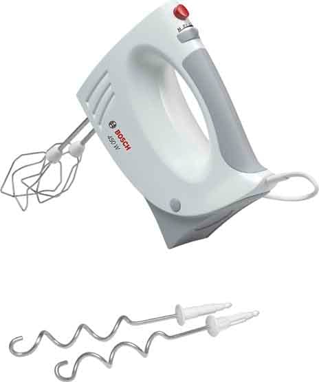 BOSCH ROBERT BOSMFQ3530 Handmixer 450W, 5Stufen, weiss/grau